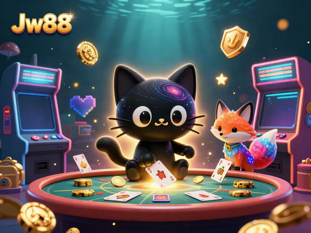 Play exciting games at Jw88 in a vibrant cosmic casino environment.