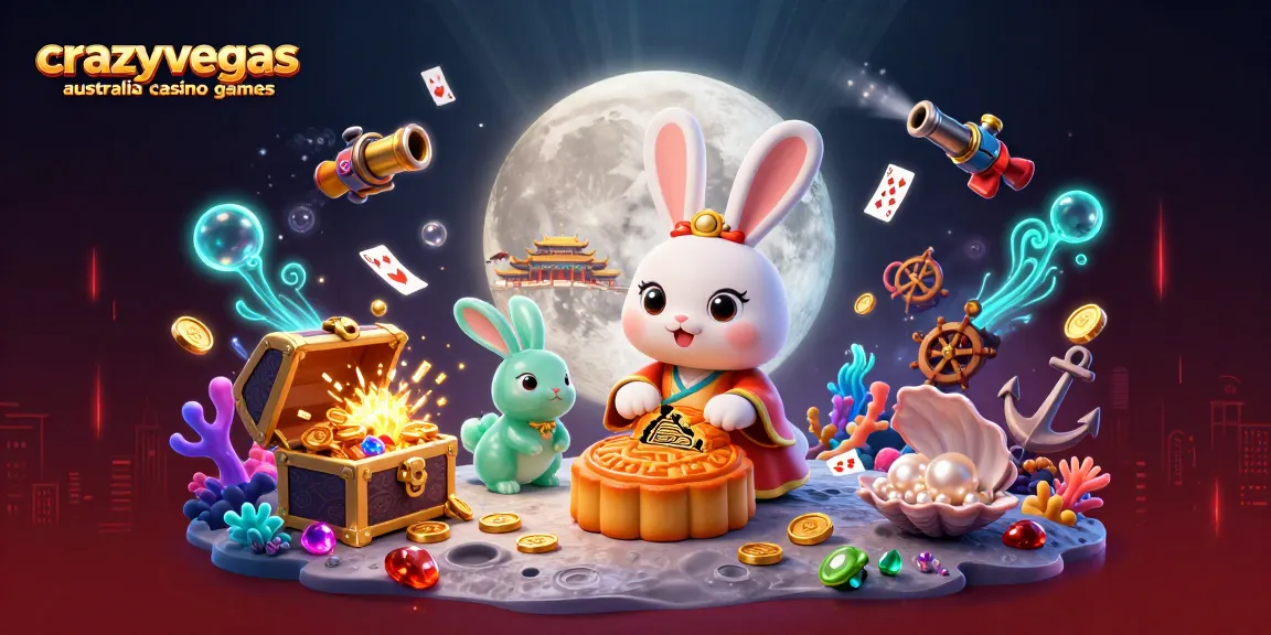 Spin the reels with crazyvegas australia casino games featuring whimsical characters in a fantasy scene.